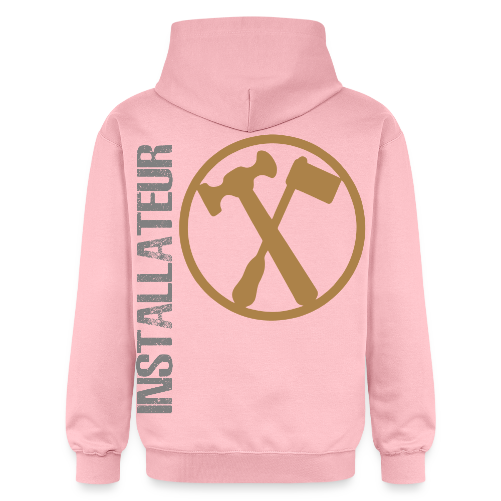 Gildan Unisex Softstyle® "Installateur" Hellrosa Gildan Unisex Softstyle® Midweight Hoodie {{ color }}