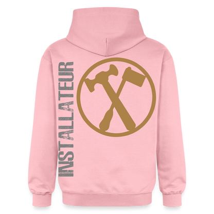 Gildan Unisex Softstyle® "Installateur" Hellrosa Gildan Unisex Softstyle® Midweight Hoodie {{ color }}