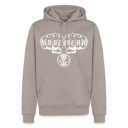 Männer Premium Hoodie "GaLaBauer" Taupe Männer Premium Hoodie {{ color }}