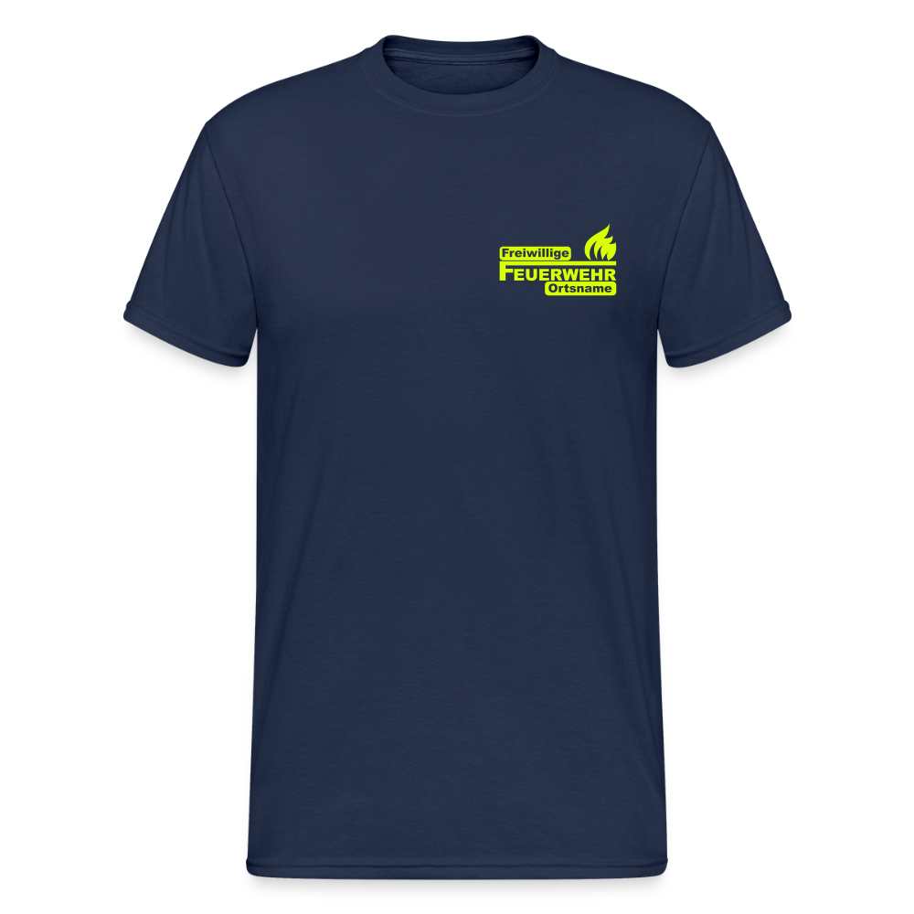 Unisex T-Shirt "Feuerwehr 4" Navy Männer Gildan Heavy T-Shirt {{ color }}