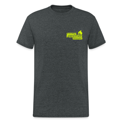 Unisex T-Shirt "Feuerwehr 4" Dunkelgrau meliert Männer Gildan Heavy T-Shirt {{ color }}