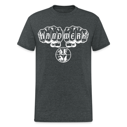 Unisex T-Shirt "Feuerwehr 3" Dunkelgrau meliert Männer Gildan Heavy T-Shirt {{ color }}