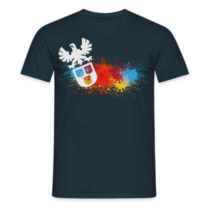 Unisex T-Shirt "Splash-Maler" Navy Männer T-Shirt {{ color }}
