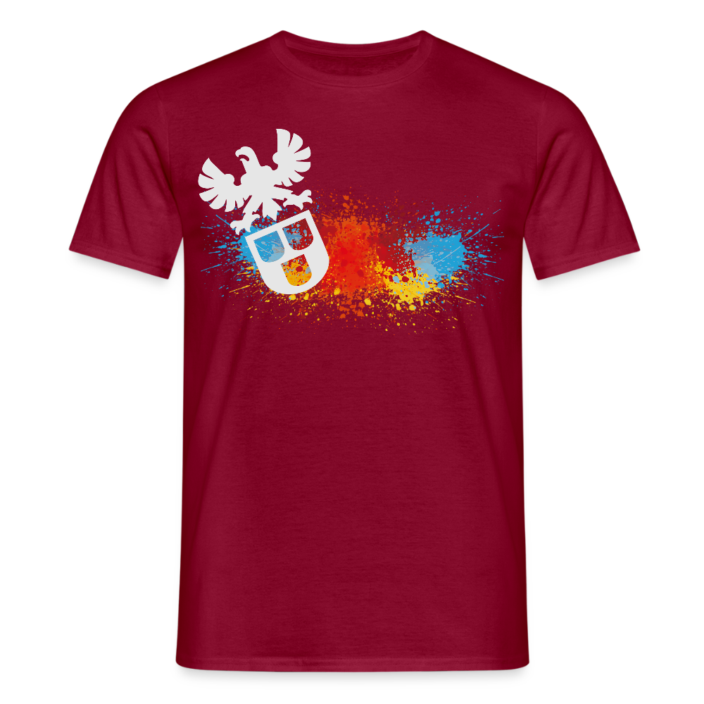 Unisex T-Shirt "Splash-Maler" Ziegelrot Männer T-Shirt {{ color }}