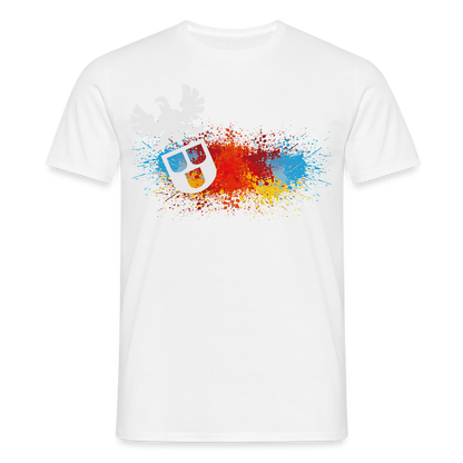 Unisex T-Shirt "Splash-Maler" Weiß Männer T-Shirt {{ color }}