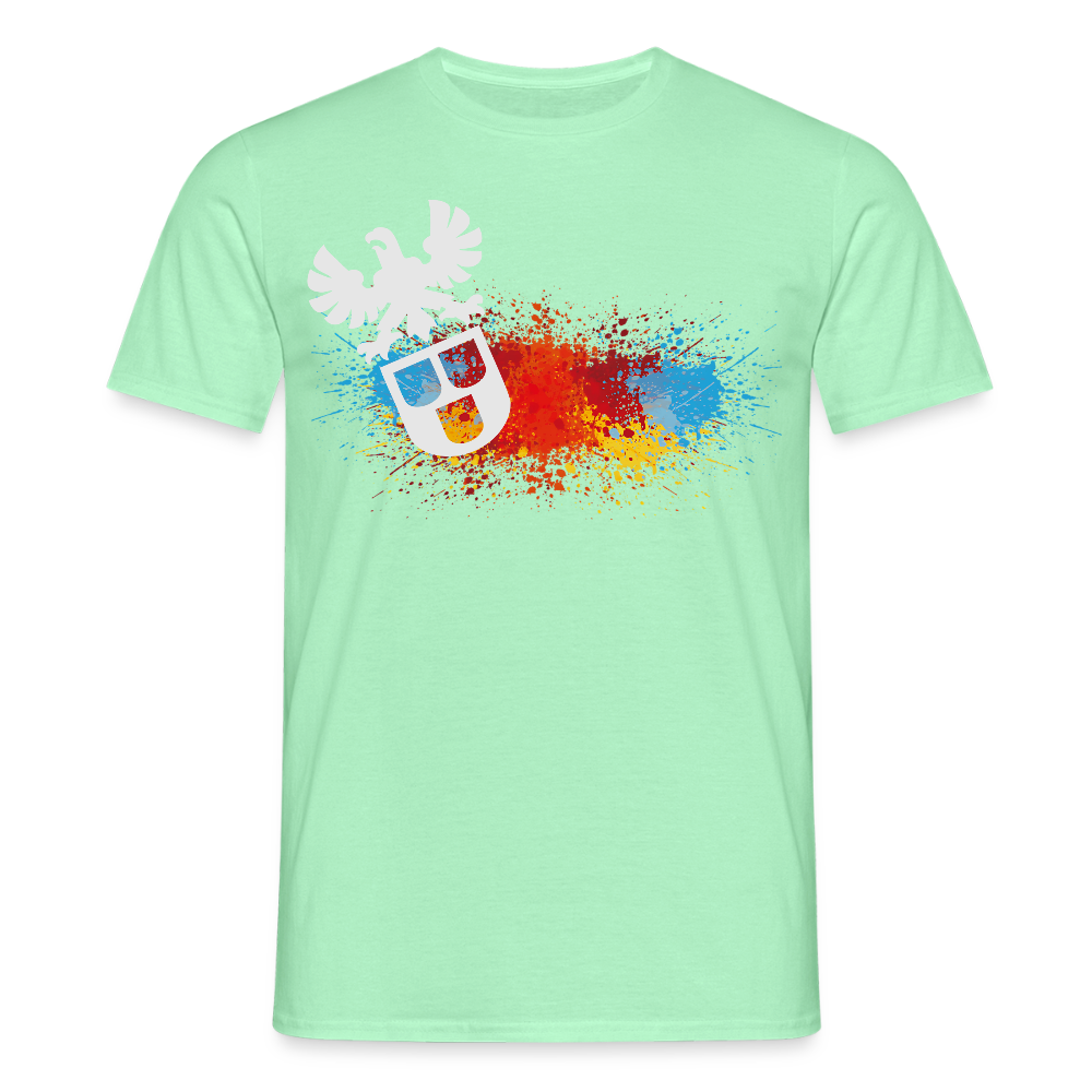 Unisex T-Shirt "Splash-Maler" Mintgrün Männer T-Shirt {{ color }}