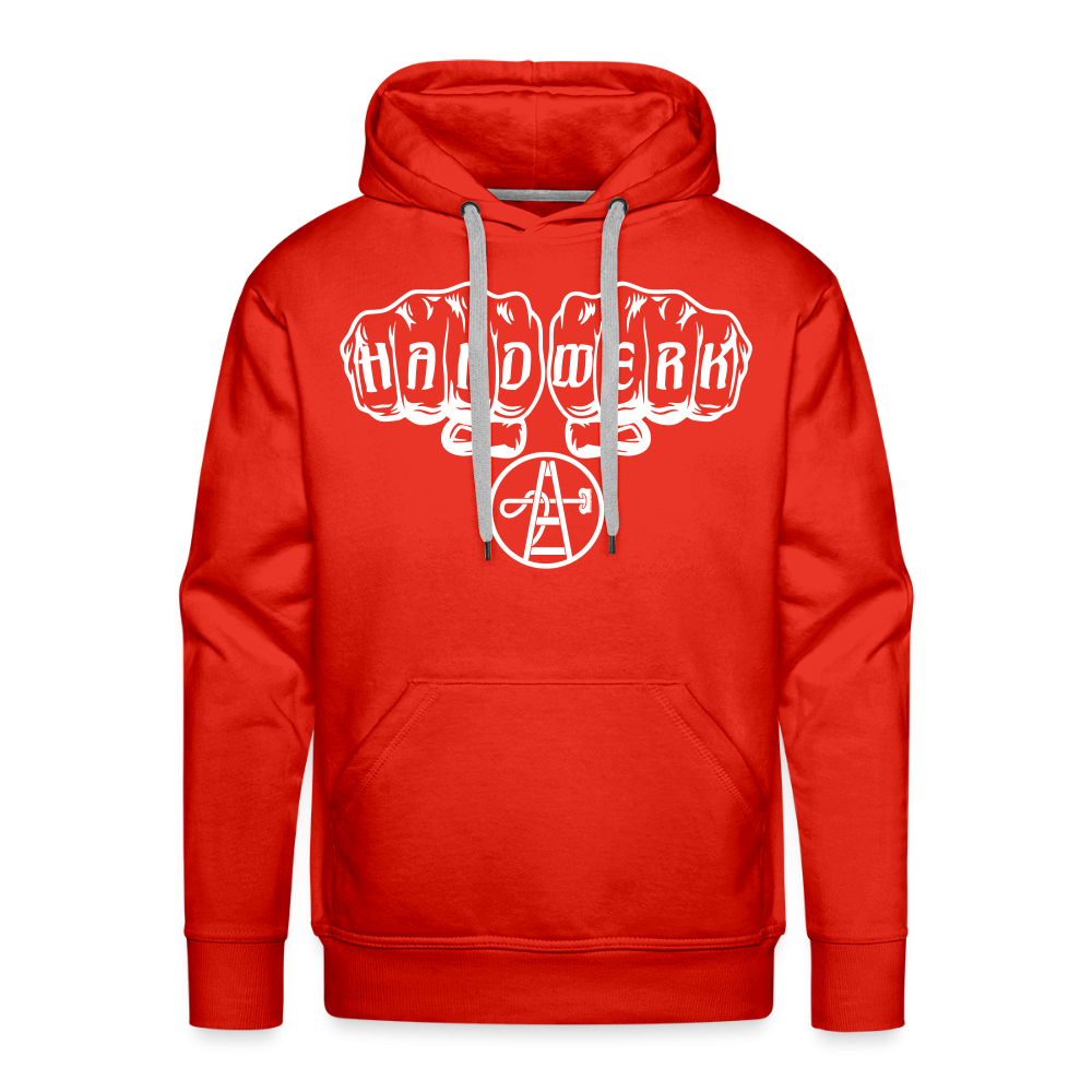 Männer Premium Hoodie "Gebäudereiniger" Rot Männer Premium Hoodie {{ color }}