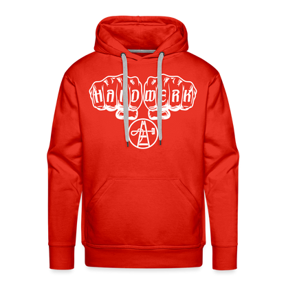 Männer Premium Hoodie "Gebäudereiniger" Rot Männer Premium Hoodie {{ color }}