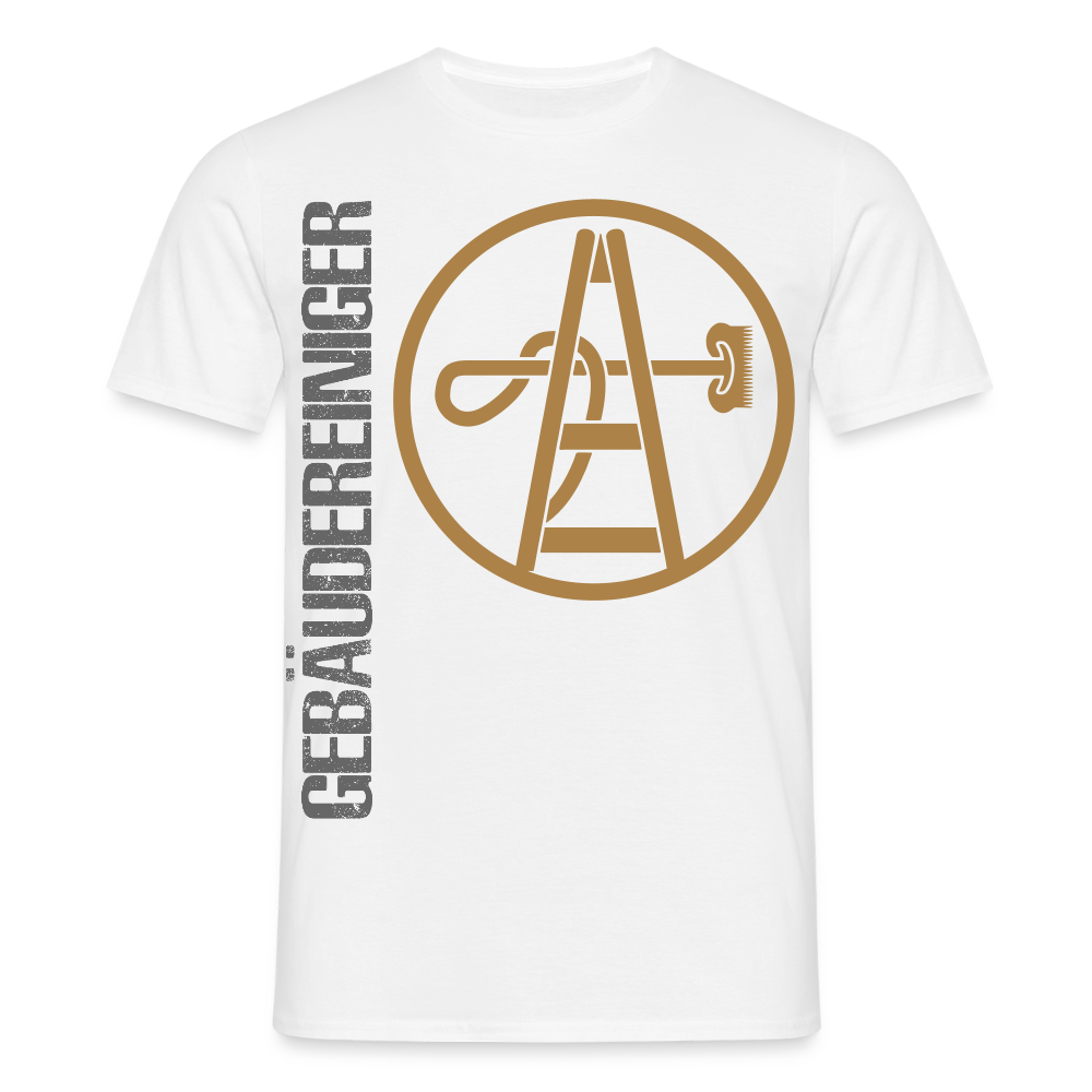 Unisex T-Shirt "Gebäudereiniger" Weiß Männer T-Shirt {{ color }}
