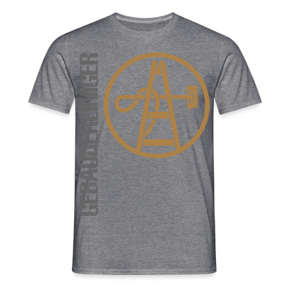 Unisex T-Shirt "Gebäudereiniger" Graphit meliert Männer T-Shirt {{ color }}