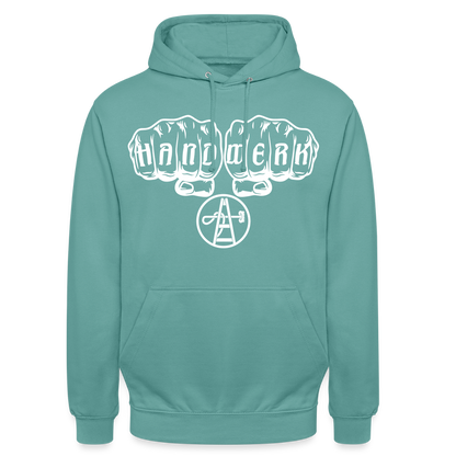 Unisex Hoodie "Gebäudereiniger" Pastelltürkis Unisex Hoodie {{ color }}