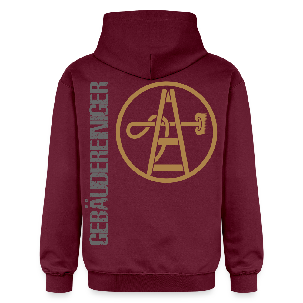 Gildan Unisex Softstyle® "Gebäudereiniger" Maroon Gildan Unisex Softstyle® Midweight Hoodie {{ color }}