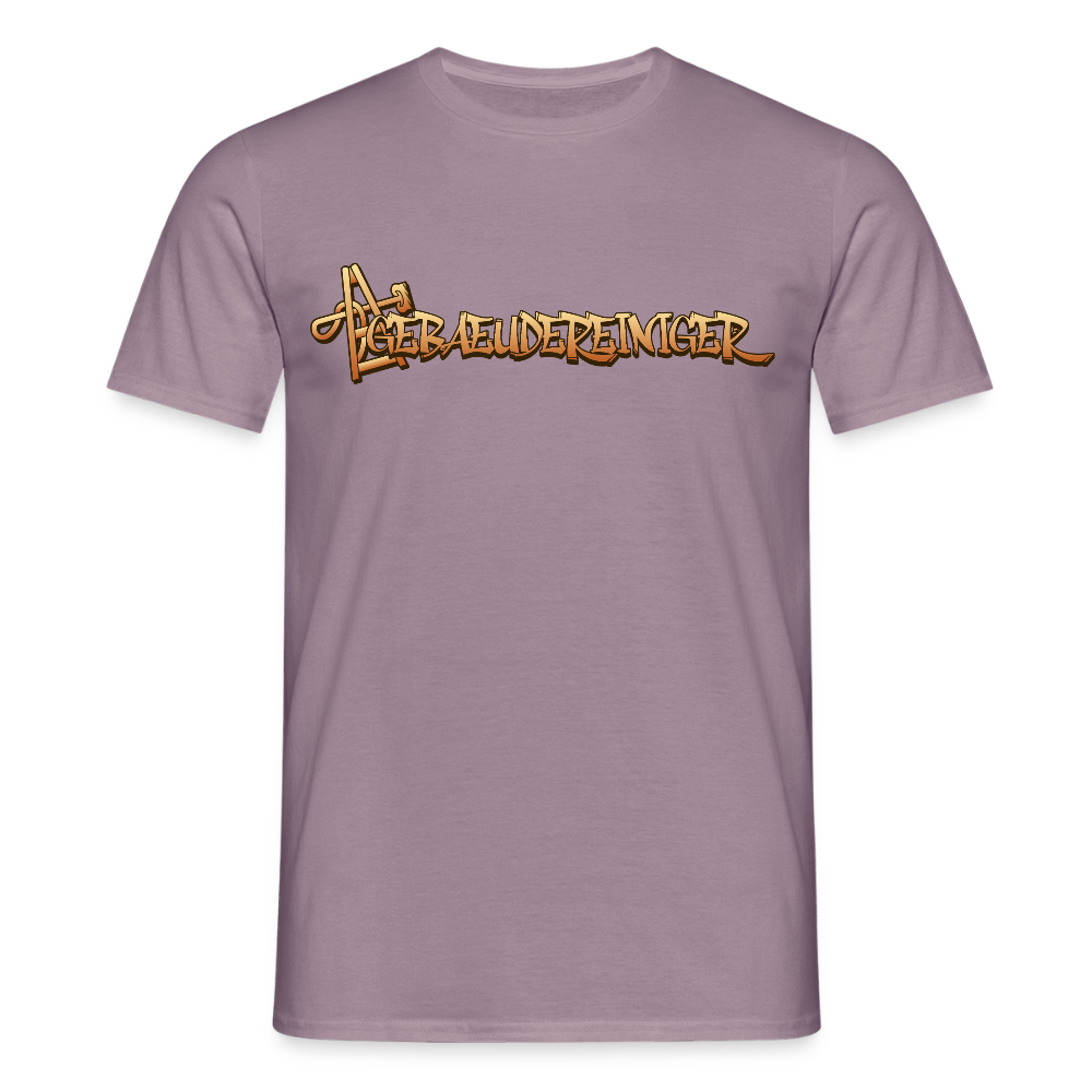 Unisex T-Shirt "Gebäudereiniger" Lilagrau Männer T-Shirt {{ color }}