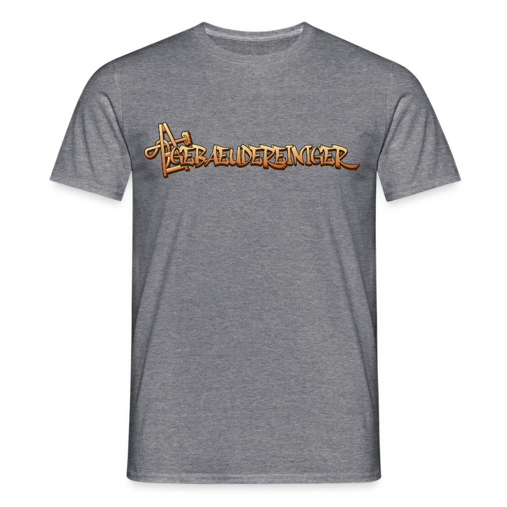 Unisex T-Shirt "Gebäudereiniger" Graphit meliert Männer T-Shirt {{ color }}