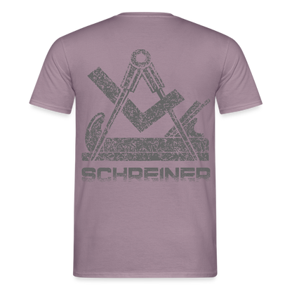 Unisex T-Shirt "Schreiner" Lilagrau Männer T-Shirt {{ color }}