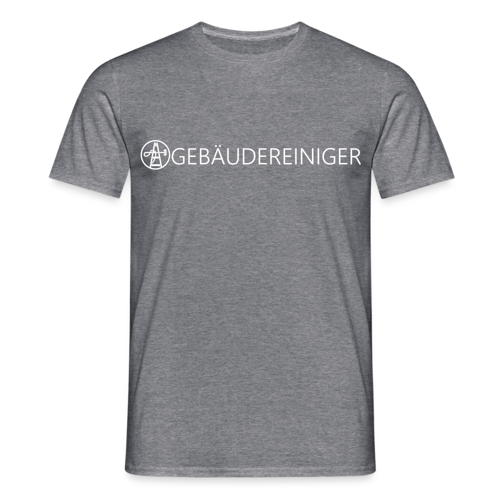 Unisex T-Shirt "Gebäudereiniger" Graphit meliert Männer T-Shirt {{ color }}