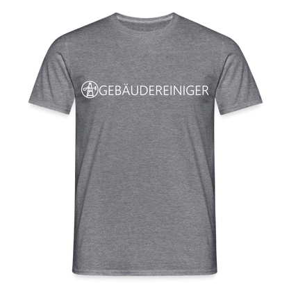 Unisex T-Shirt "Gebäudereiniger" Graphit meliert Männer T-Shirt {{ color }}