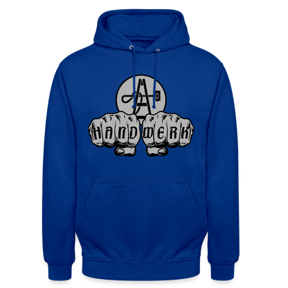Unisex Hoodie "Gebäudereiniger" Royalblau Unisex Hoodie {{ color }}