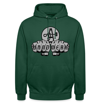 Unisex Hoodie "Gebäudereiniger" Flaschengrün Unisex Hoodie {{ color }}