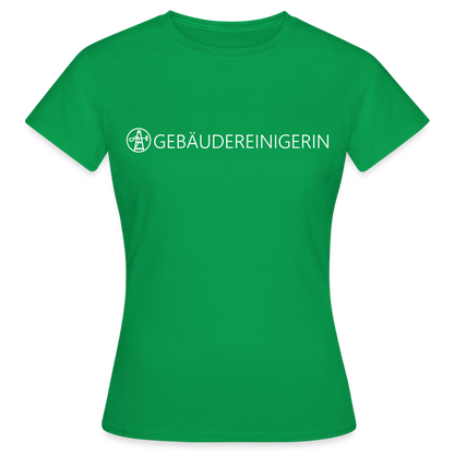 Frauen T-Shirt "Gebäudereinigerin" Kelly Green Frauen T-Shirt {{ color }}