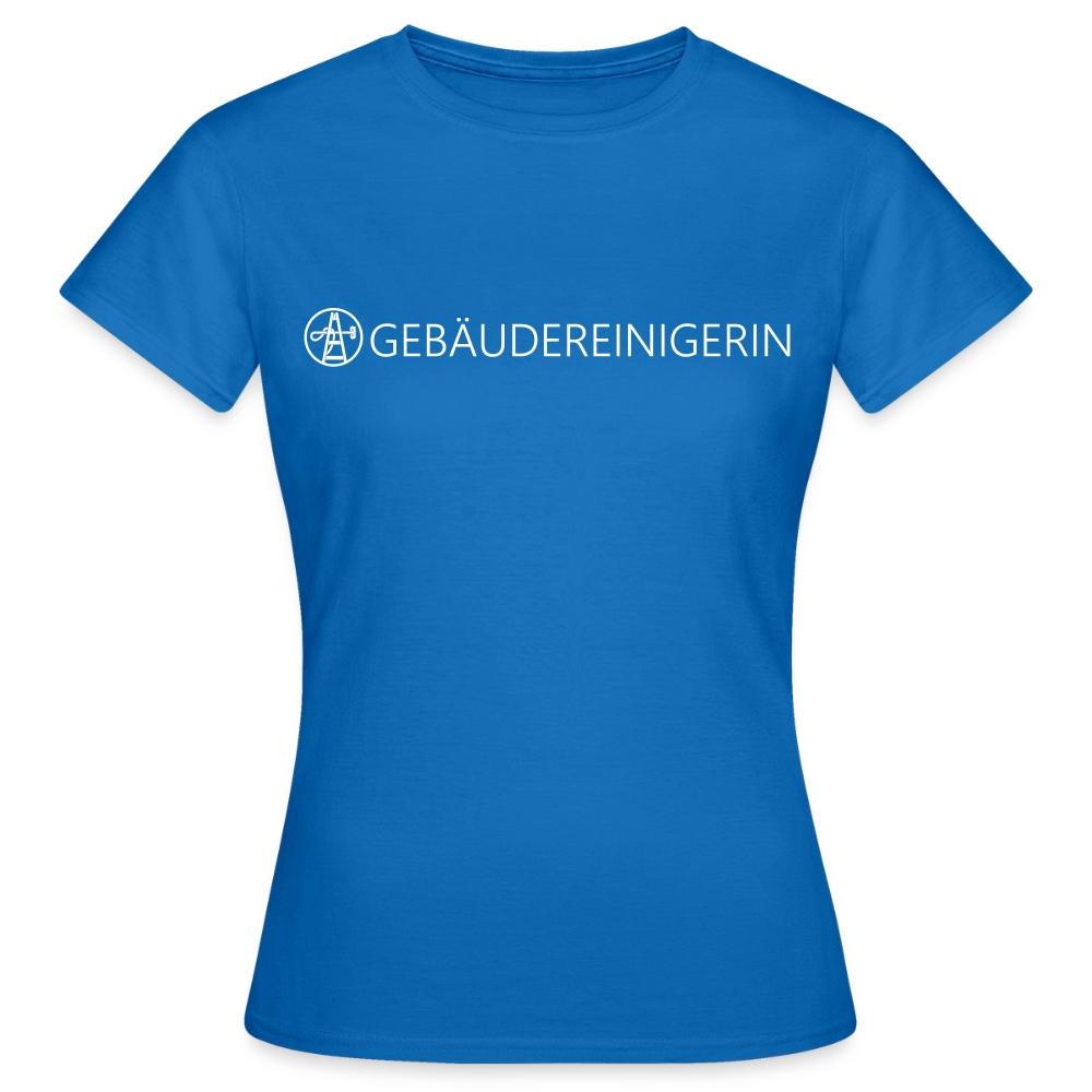 Frauen T-Shirt "Gebäudereinigerin" Royalblau Frauen T-Shirt {{ color }}