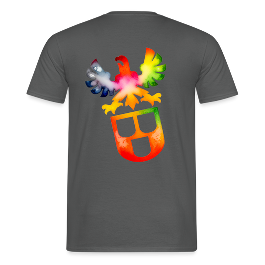 Unisex T-Shirt "Maler" (beidseitig bedruckt) Anthrazit Männer T-Shirt {{ color }}