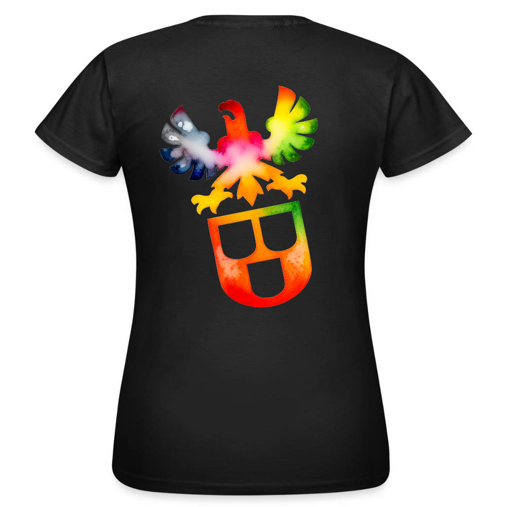 Frauen T-Shirt "Maler" (beidseitig bedruckt) Schwarz Frauen T-Shirt {{ color }}