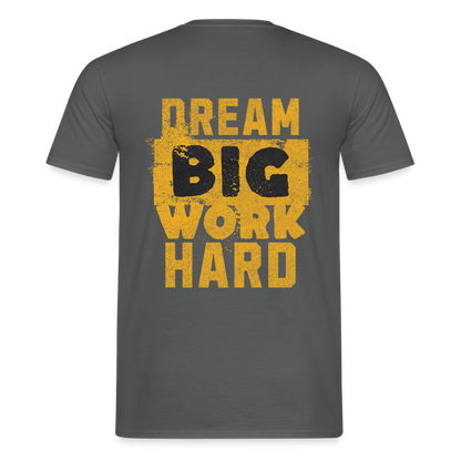 Unisex T-Shirt "Work Hard" Anthrazit Männer T-Shirt {{ color }}