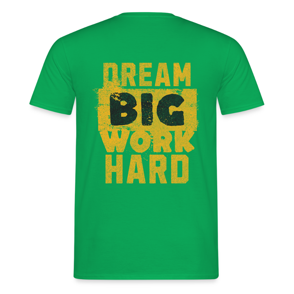 Unisex T-Shirt "Work Hard" Kelly Green Männer T-Shirt {{ color }}