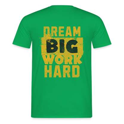 Unisex T-Shirt "Work Hard" Kelly Green Männer T-Shirt {{ color }}