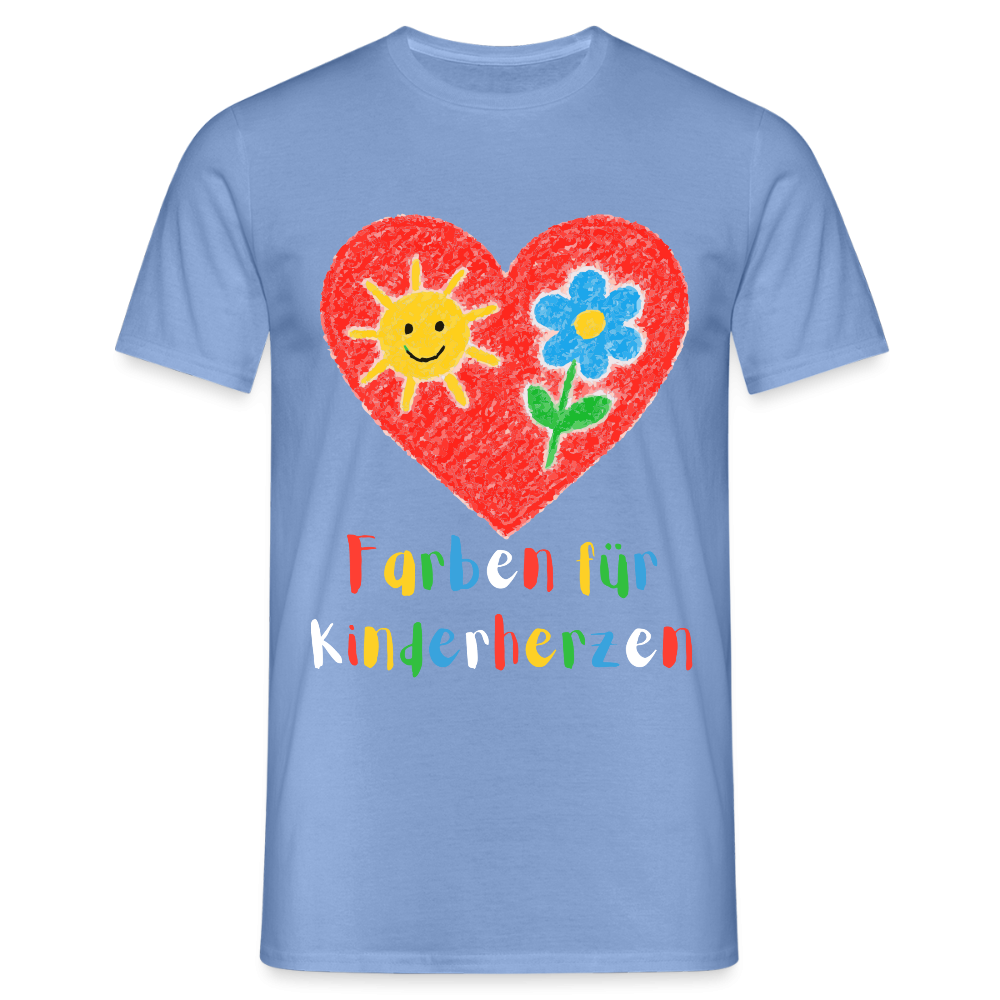 Unisex T-Shirt "Farben für Kinderherzen" carolina blue Männer T-Shirt {{ color }}