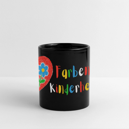 Panoramatasse schwarz "Kinderherzen" Panoramatasse farbig {{ color }}