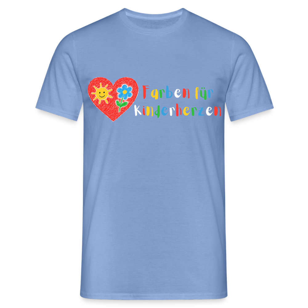 Unisex T-Shirt "Farben für Kinderherzen" carolina blue Männer T-Shirt {{ color }}