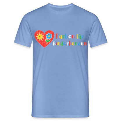 Unisex T-Shirt "Farben für Kinderherzen" carolina blue Männer T-Shirt {{ color }}
