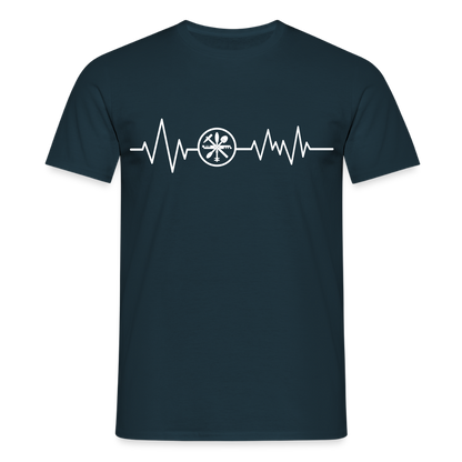 Unisex T-Shirt "Glaser" Navy Männer T-Shirt {{ color }}