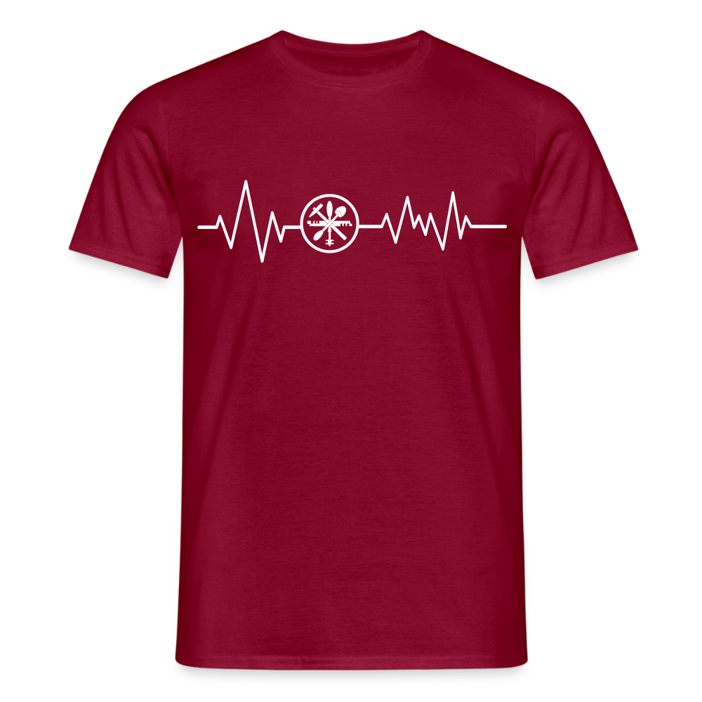 Unisex T-Shirt "Glaser" Ziegelrot Männer T-Shirt {{ color }}