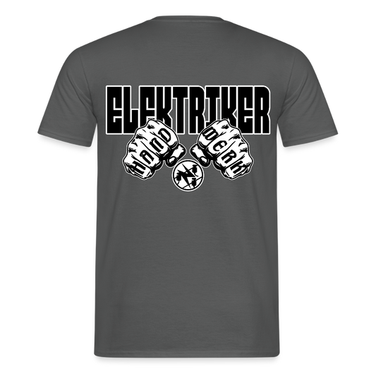 Unisex T-Shirt "Elektriker" Anthrazit Männer T-Shirt {{ color }}