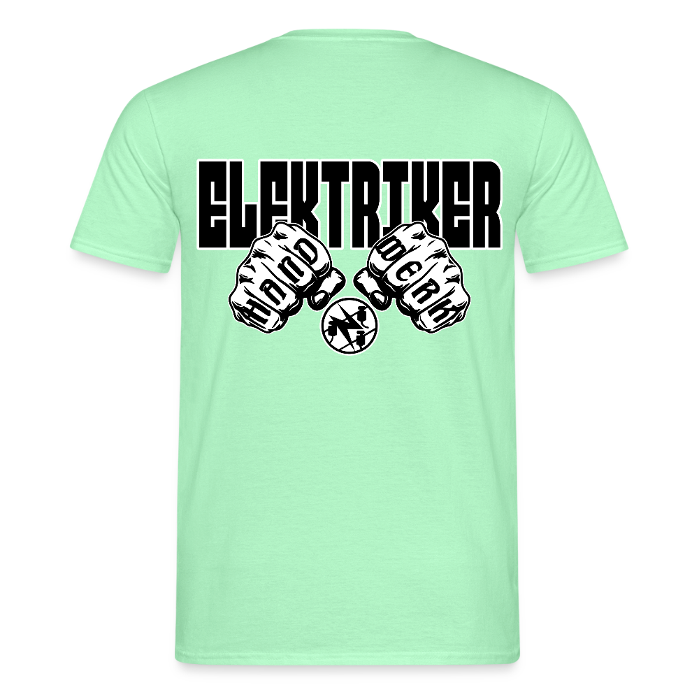 Unisex T-Shirt "Elektriker" Mintgrün Männer T-Shirt {{ color }}