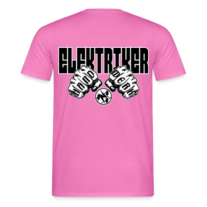 Unisex T-Shirt "Elektriker" Pink Männer T-Shirt {{ color }}