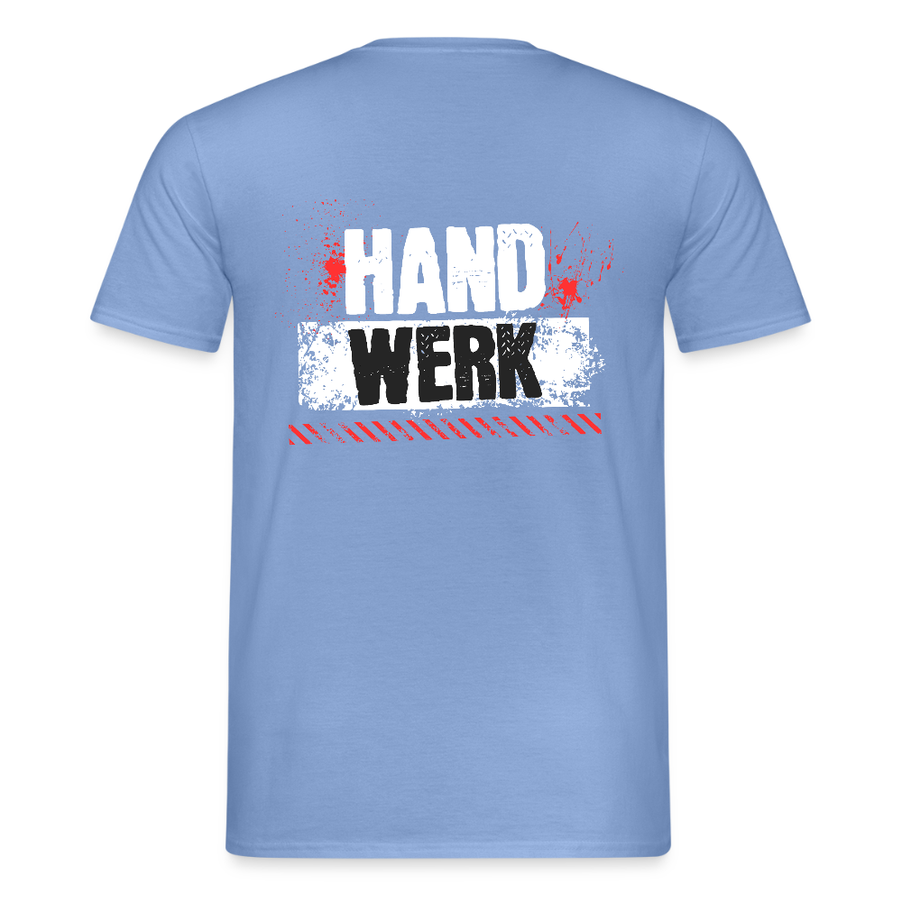 Unisex T-Shirt "Handwerk" (hinten bedruckt) carolina blue Männer T-Shirt {{ color }}