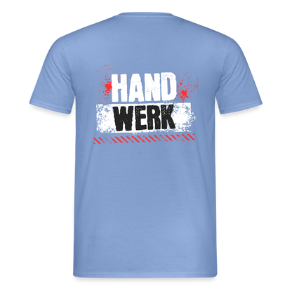 Unisex T-Shirt "Handwerk" (hinten bedruckt) carolina blue Männer T-Shirt {{ color }}