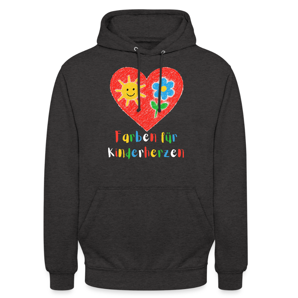 Unisex Hoodie "Kinderherzen" Anthrazit Unisex Hoodie {{ color }}