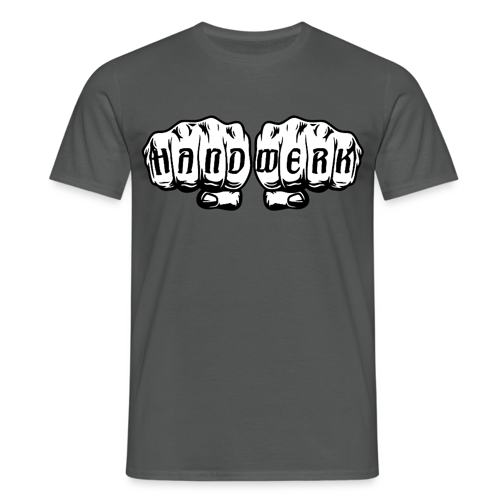 Unisex T-Shirt "Handwerk" Anthrazit Männer T-Shirt {{ color }}