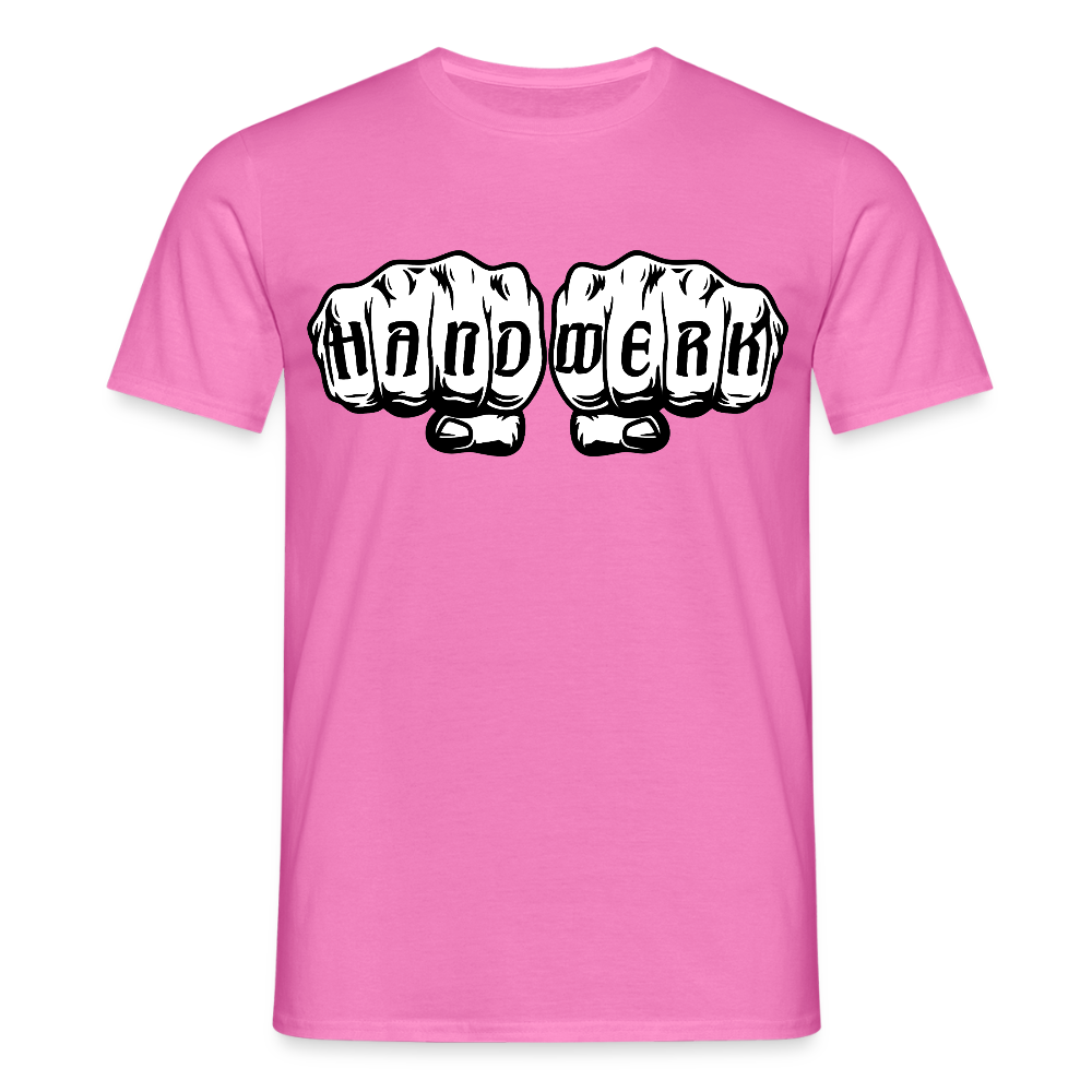 Unisex T-Shirt "Handwerk" Pink Männer T-Shirt {{ color }}