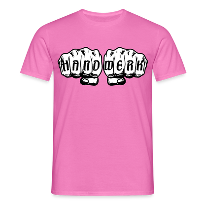 Unisex T-Shirt "Handwerk" Pink Männer T-Shirt {{ color }}