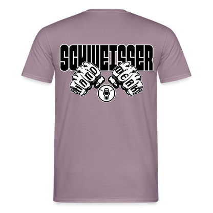 Unisex T-Shirt "Schweisser" Lilagrau Männer T-Shirt {{ color }}