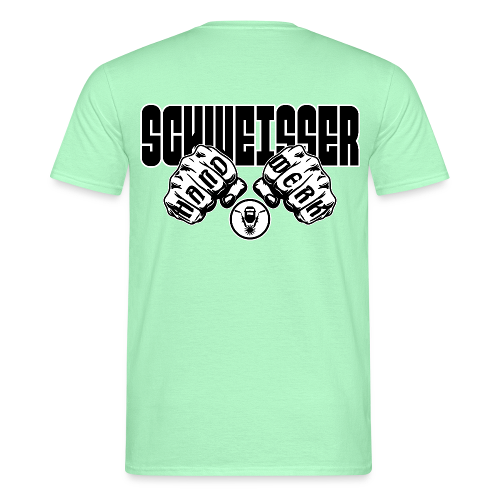 Unisex T-Shirt "Schweisser" Mintgrün Männer T-Shirt {{ color }}