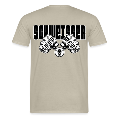 Unisex T-Shirt "Schweisser" Sandbeige Männer T-Shirt {{ color }}