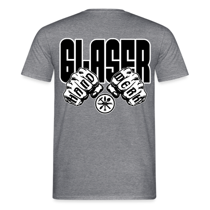 Unisex T-Shirt "Glaser" Graphit meliert Männer T-Shirt {{ color }}