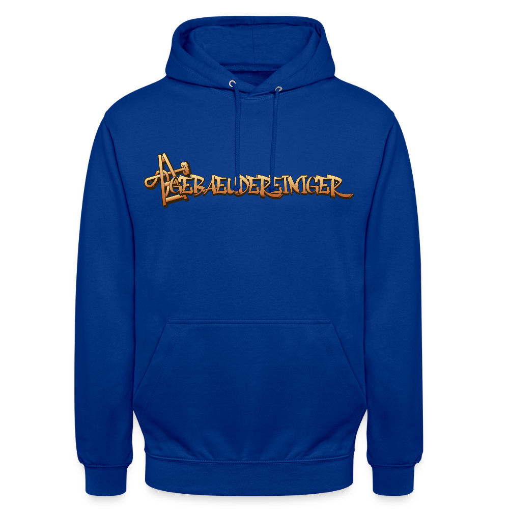 Unisex Hoodie "Gebäudereiniger" Royalblau Unisex Hoodie {{ color }}